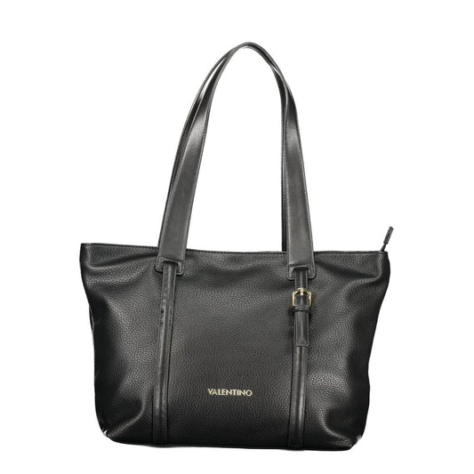 Mario Valentino Black Polyurethane Women's Bag for Sophisticated Accessorizing Mario Valentino