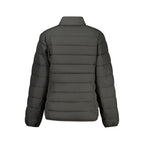 Fila Nero women's polyester jacket with a sleek black design, featuring a full front zipper and comfortable fit.