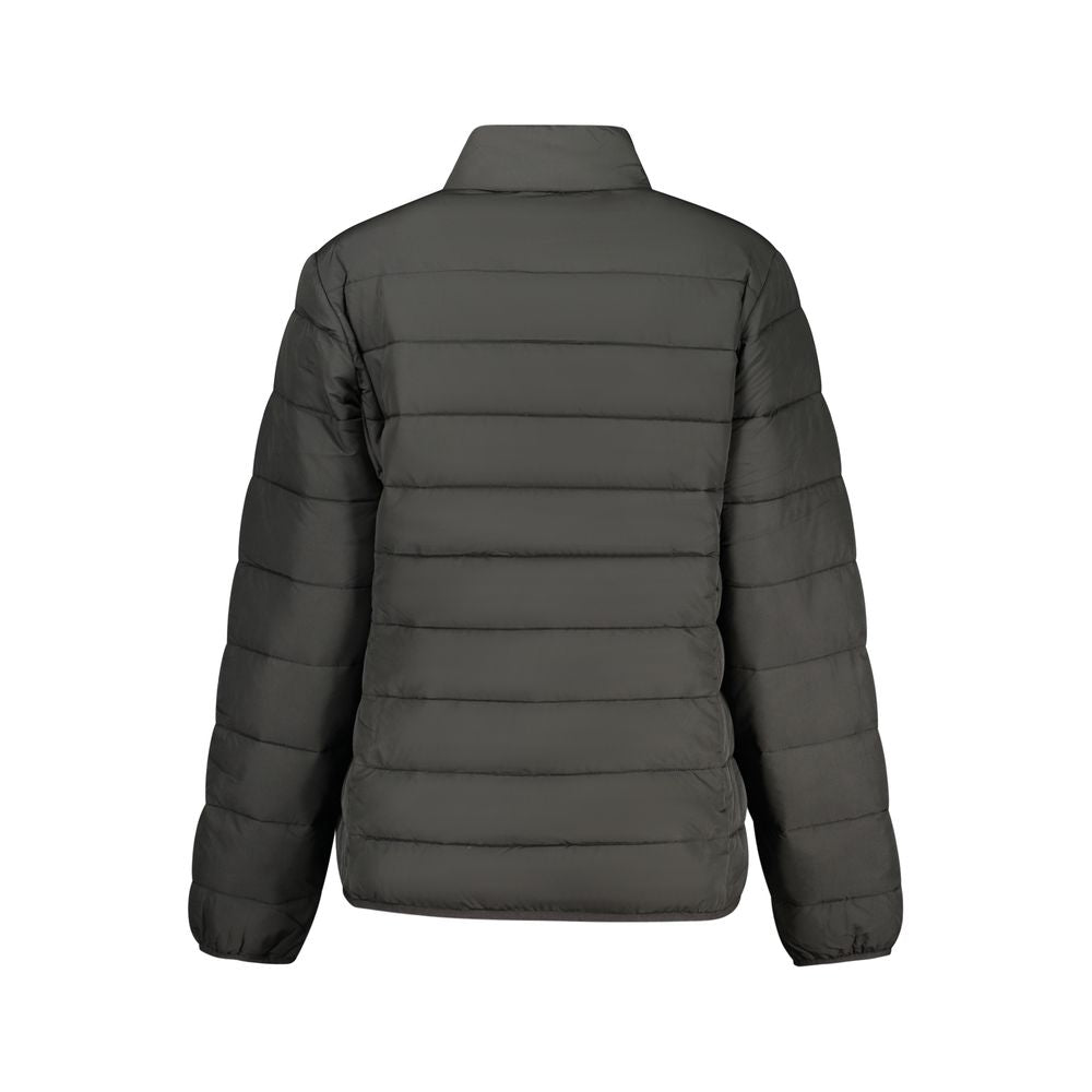 Fila Nero women's polyester jacket with a sleek black design, featuring a full front zipper and comfortable fit.