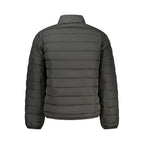 Fila Nero men's polyester jacket with a zip front and sporty design, shown hanging on a hanger.