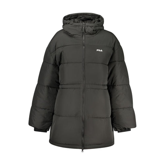 Fila Black Polyester Women Jacket Fila