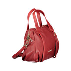 Mario Valentino Rosso women's polyurethane bag with sleek design and modern style, featuring a smooth finish and spacious interior.