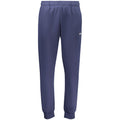 Blue Fila men's cotton sweatpants with a relaxed fit and elastic waistband, casual athletic wear for comfortable everyday use.
