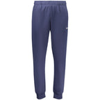 Blue Fila men's cotton sweatpants with a relaxed fit and elastic waistband, casual athletic wear for comfortable everyday use.