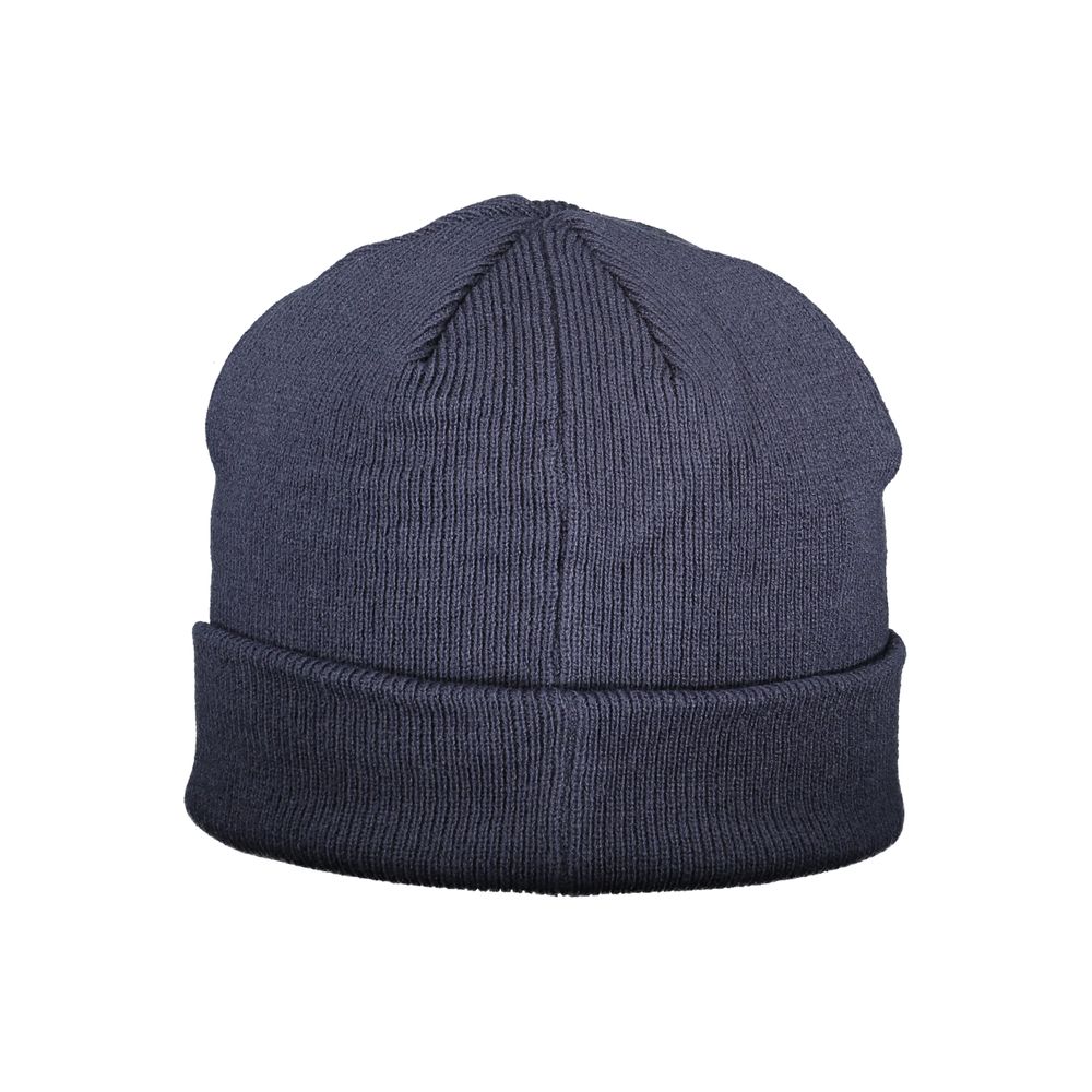 Fila Blu Polyacrylic men's cap featuring a curved brim and adjustable strap, styled in vibrant blue fabric.