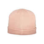 Fila Rosa polyacrylic men's cap, soft pink knit hat with ribbed brim and Fila logo, casual winter accessory.