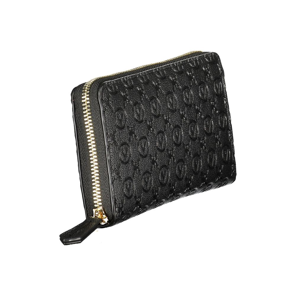 Mario Valentino Black Polyurethane Women Wallet Mario Valentino