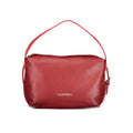 Mario Valentino Rosso women's polyurethane bag with adjustable strap, stylish handbag with modern design and functional features.