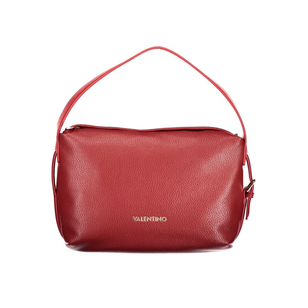Mario Valentino Rosso women's polyurethane bag with adjustable strap, stylish handbag with modern design and functional features.
