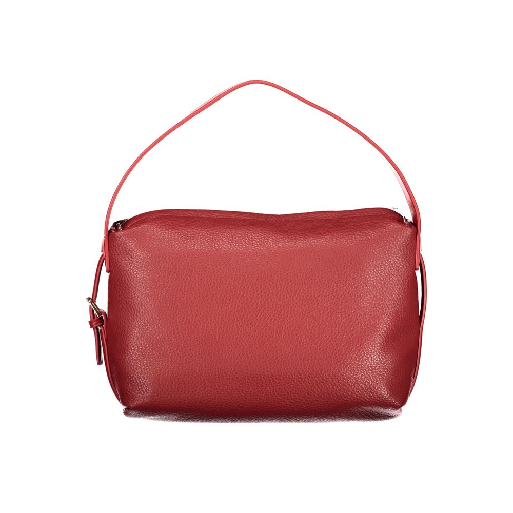 Mario Valentino Rosso women's polyurethane bag with adjustable strap, stylish and versatile accessory for everyday use
