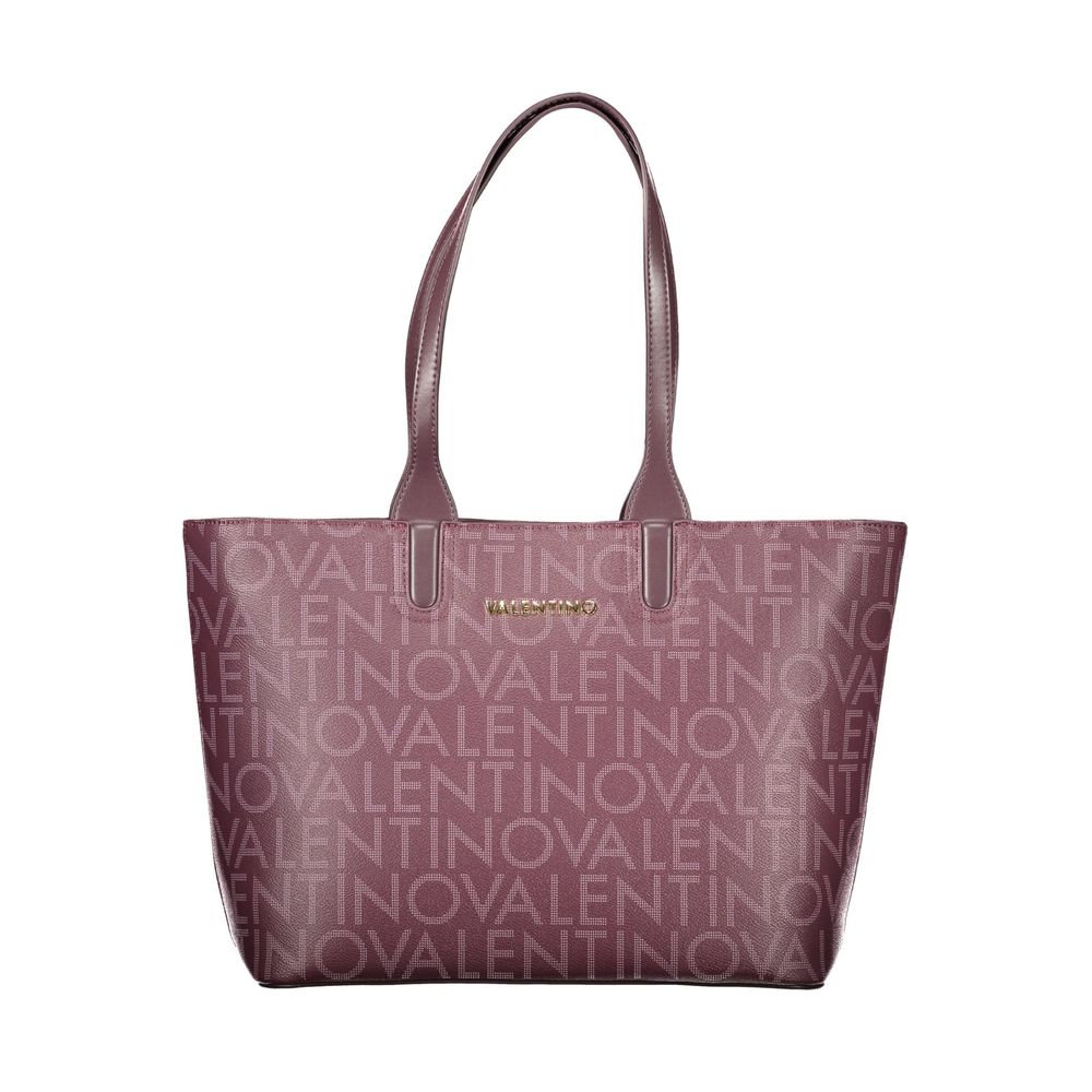 Mario Valentino Rosso Polyurethane Women's Bag with Handles Mario Valentino