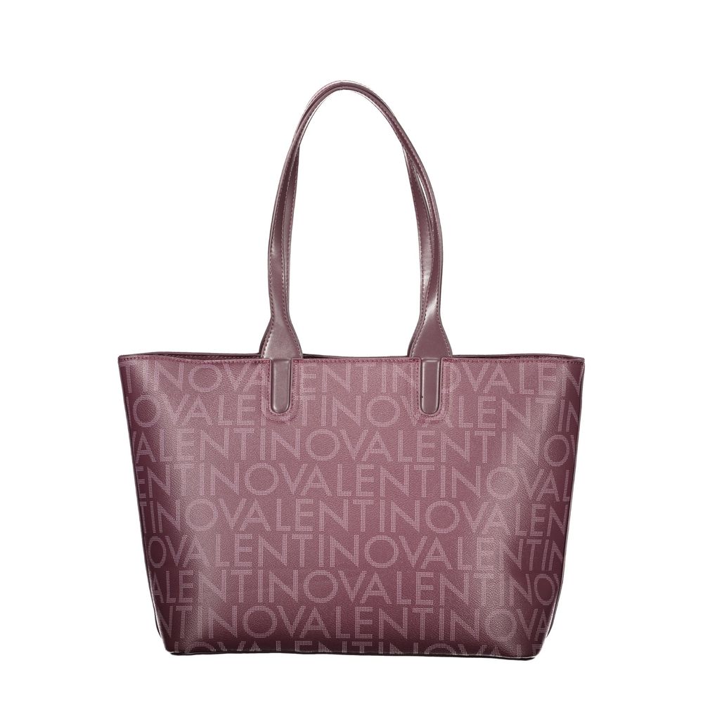 Mario Valentino Rosso Polyurethane Women's Bag with Handles Mario Valentino