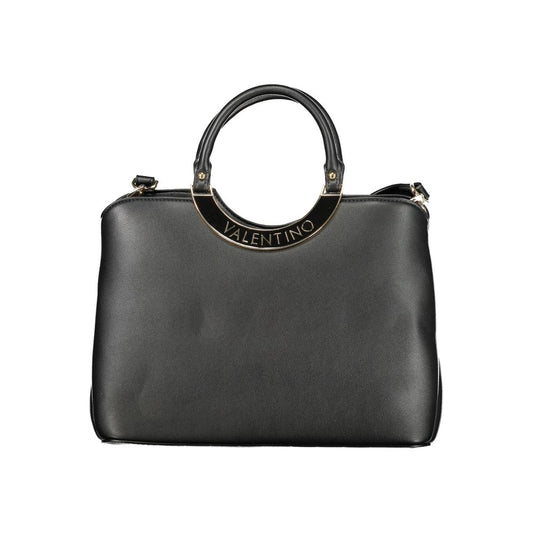 Mario Valentino Black Polyurethane Women Handbag