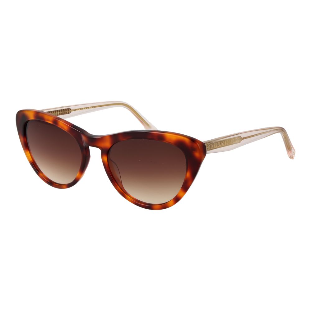 Ted Baker multicolor acetate sunglasses with bold, stylish frames and dark tinted lenses.