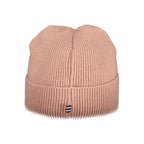 Black Fila Rosa polyacrylic men's cap with curved brim and adjustable strap, featuring the Fila logo embroidery.