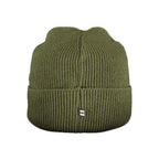Fila Verde polyacrylic men's cap with curved brim and adjustable strap, featuring the Fila logo on the front.