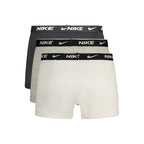 Nike grey cotton men's boxer shorts with elastic waistband and soft fabric, comfortable everyday underwear.