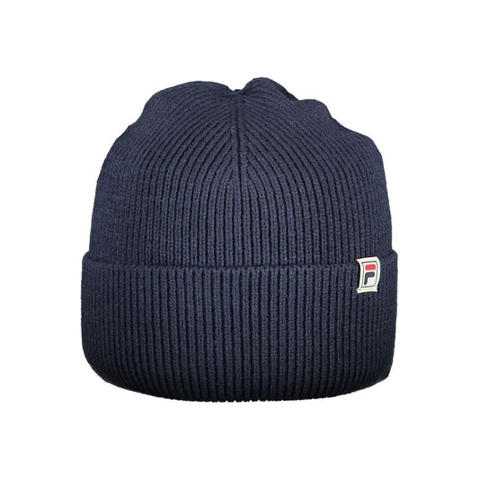 Fila Blue Acrylic Men Cap Fila