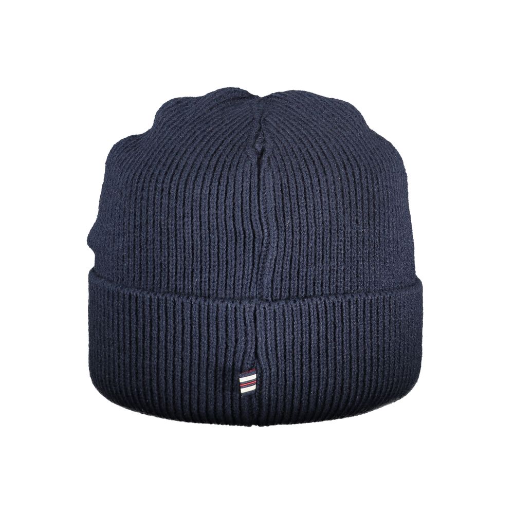 Fila blue acrylic men cap with curved brim and adjustable strap, featuring the brand logo on front for casual style.