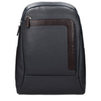 Piquadro Gray Leather Backpack Piquadro