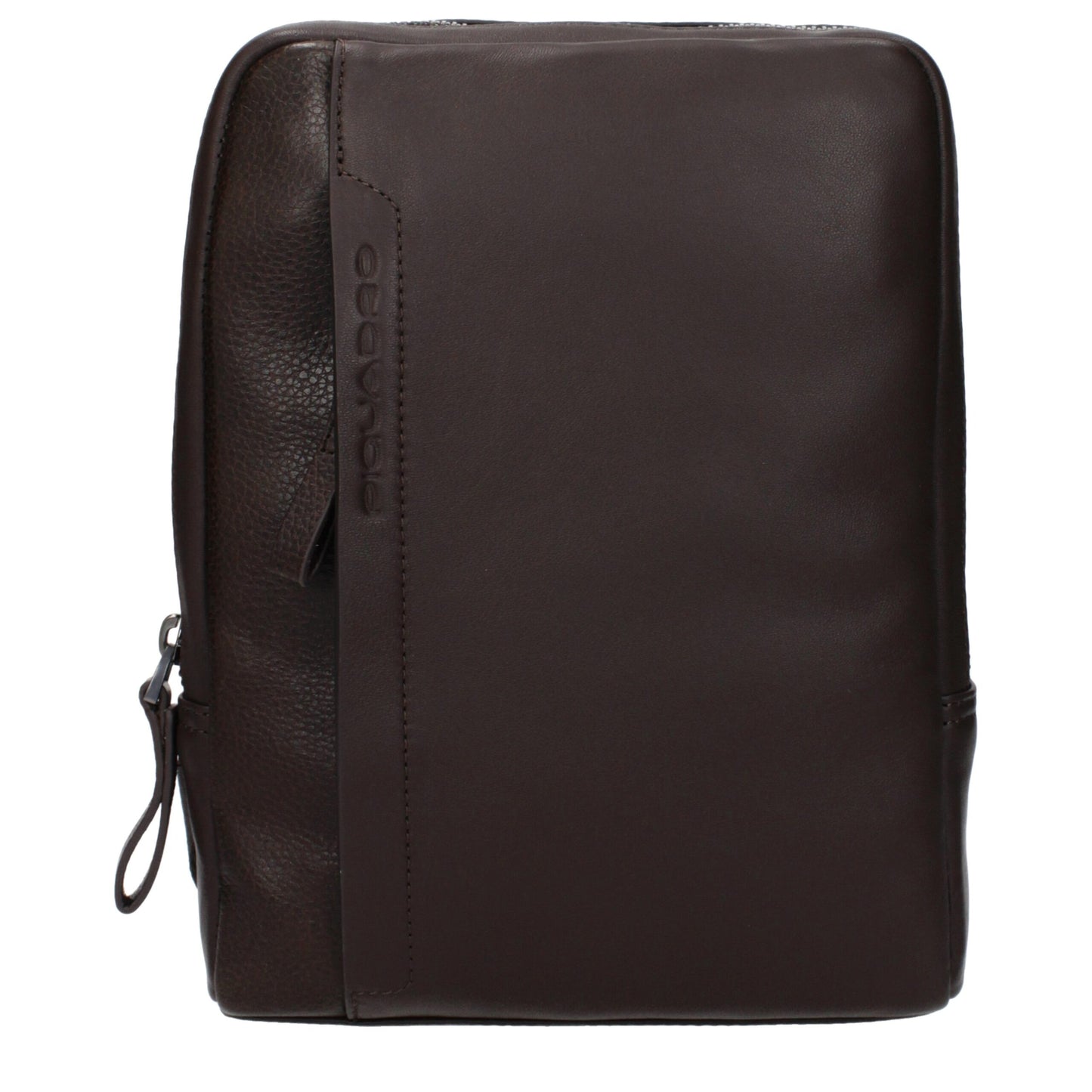 Piquadro Brown Leather Crossbody Bag Piquadro