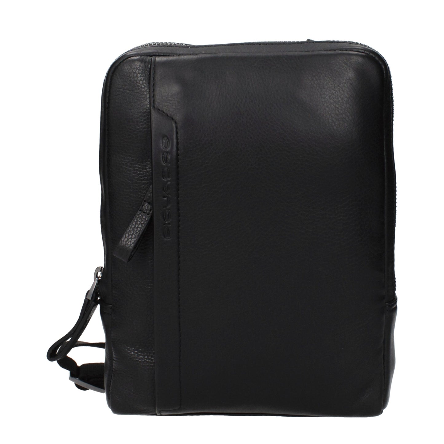 Piquadro Black Leather Crossbody Bag Piquadro