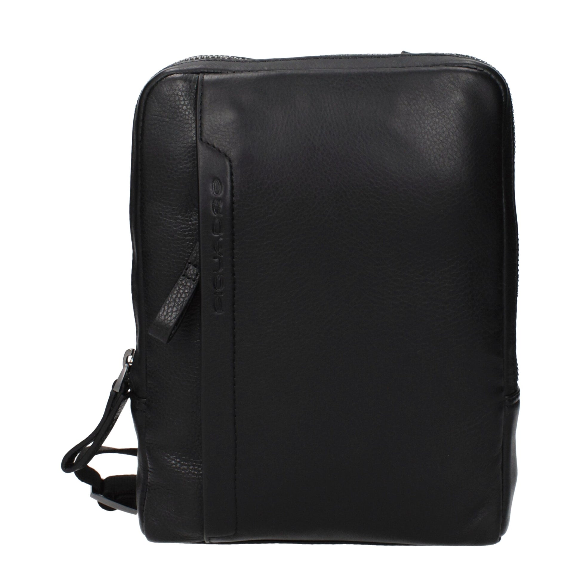 Piquadro Black Leather Crossbody Bag Piquadro