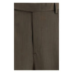 Brioni Bicolor Wool Oves Aries Casual Pants