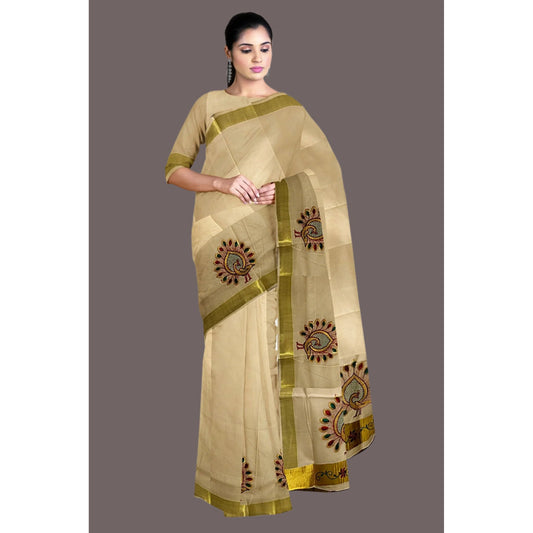 Traditional South Indian Saree - Eljoys Fashion 