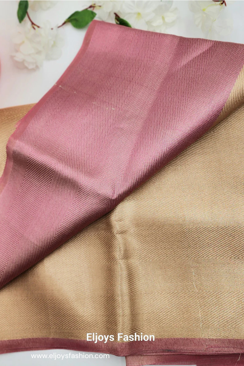Indian Semi Silk saree - Inspired by Jyothika Ambani wedding Baby pink 1107