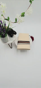 Dhoti Black and copper Border
