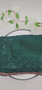 Bollywood Designer Fancy Partywear Saree Soft silk 1111