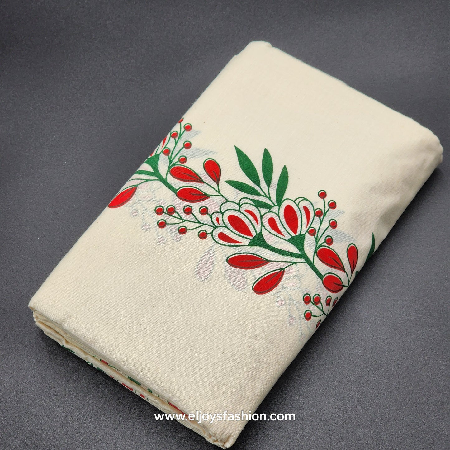 Set Mundu floral pattern in multi color combo 4005