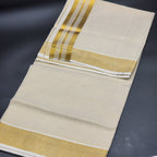 Tissue Silk full body small gold box line saree with small and large border lines 2138 Eljoys Fashion