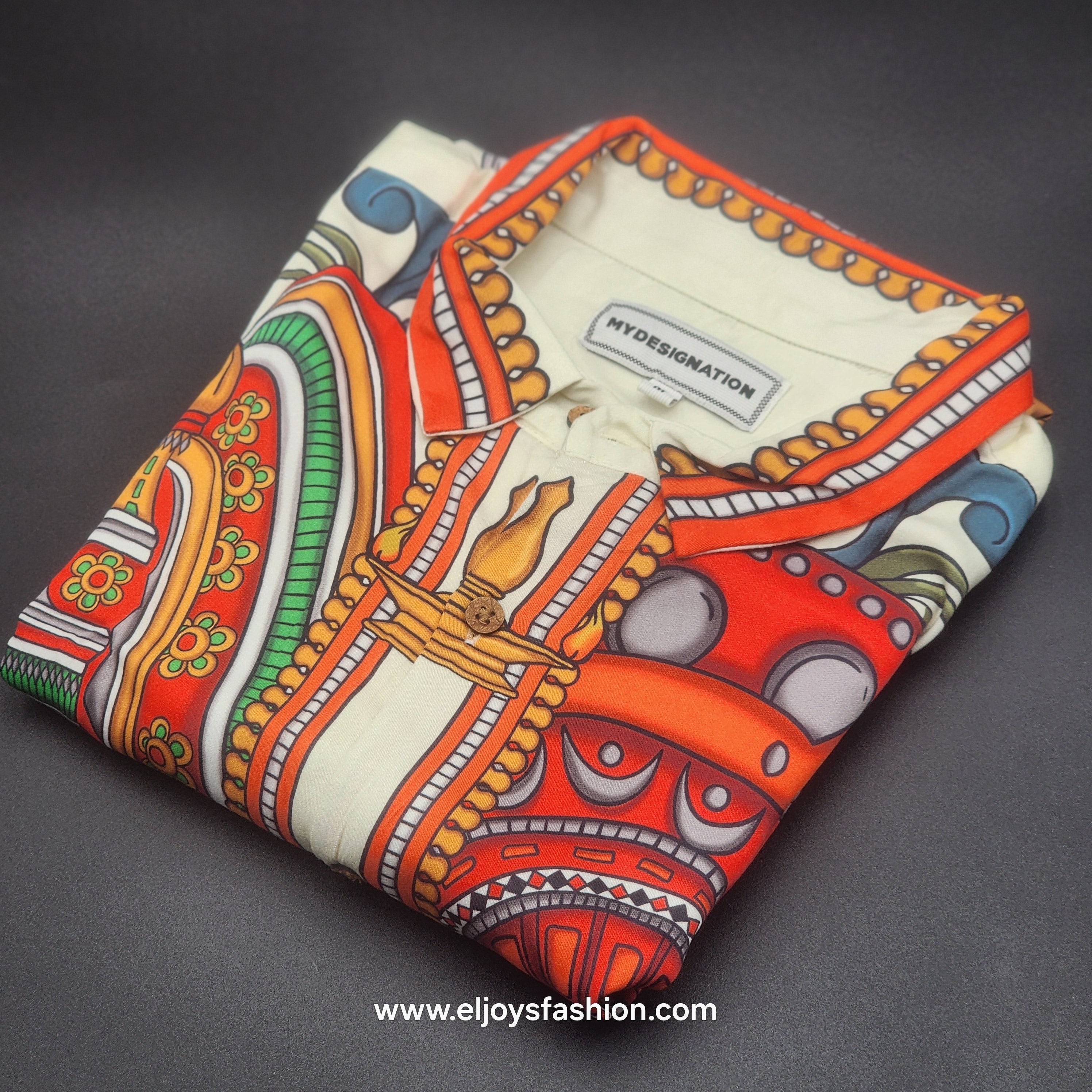 Men Traditional Print Shirt Eljoys Fashion
