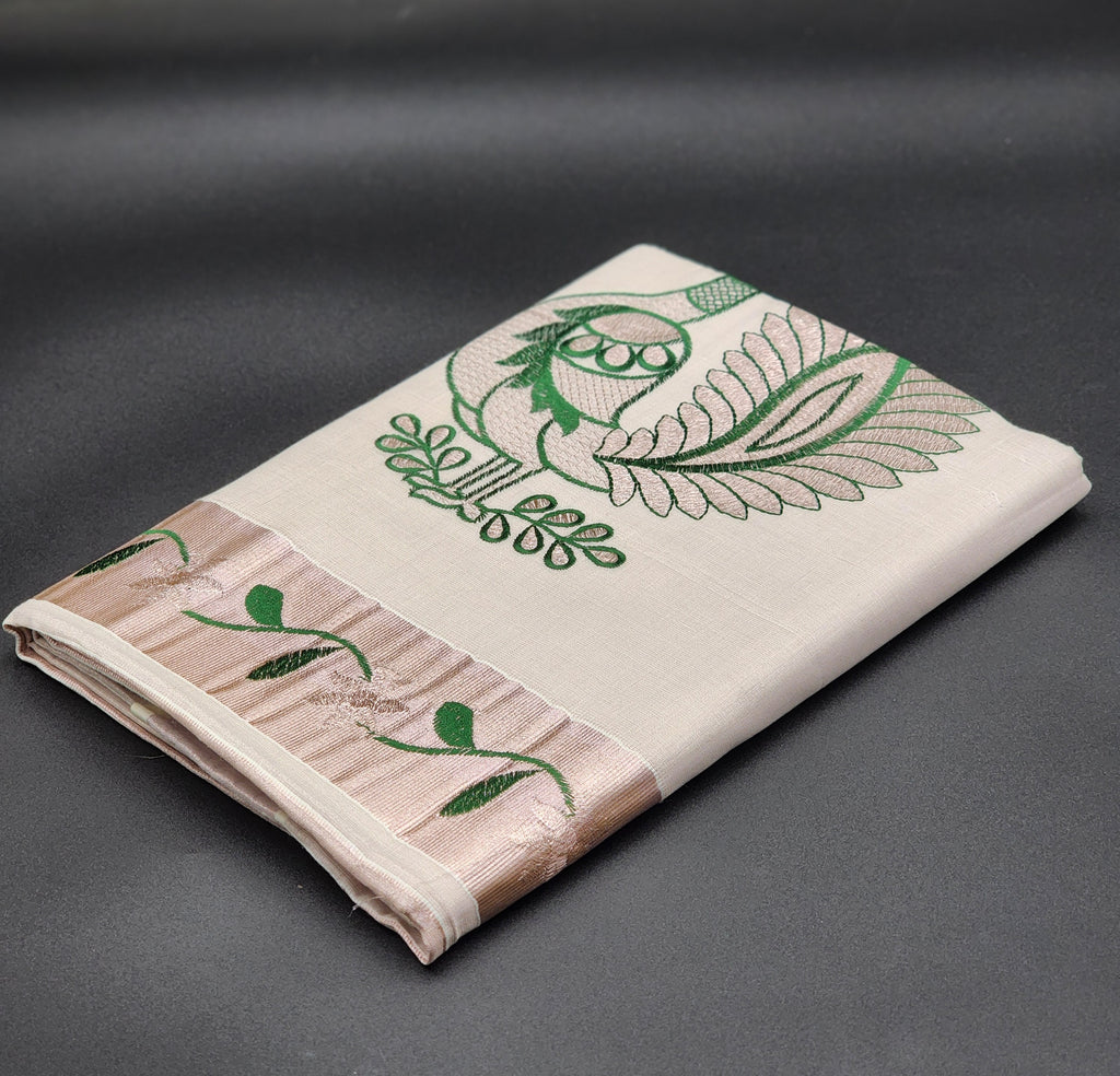 Tissue Silk traditional saree - light rose 2113 Eljoys Fashion