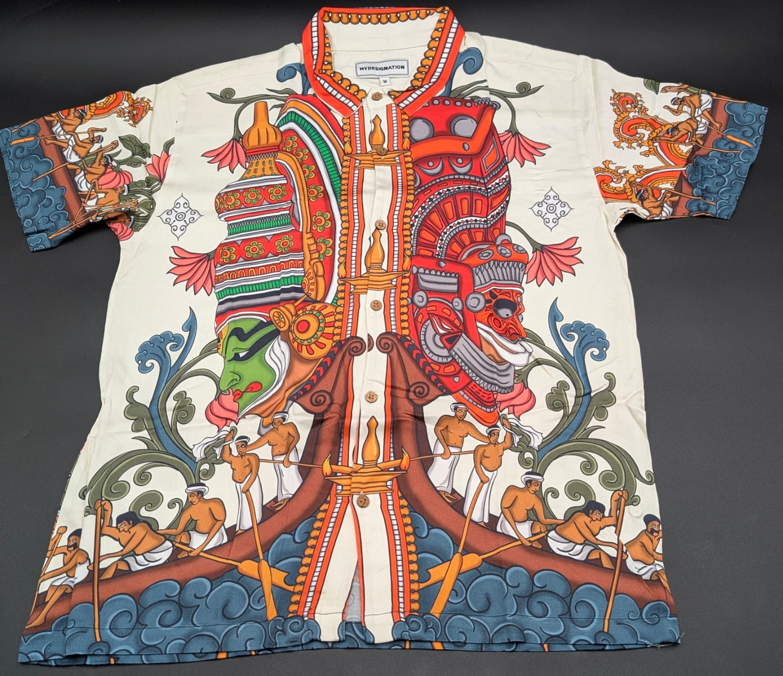 Men Traditional Print Shirt Eljoys Fashion