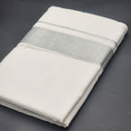 Dhoti Mundu Traditional South Indian style Broad Silver line 4103 Eljoys Fashion