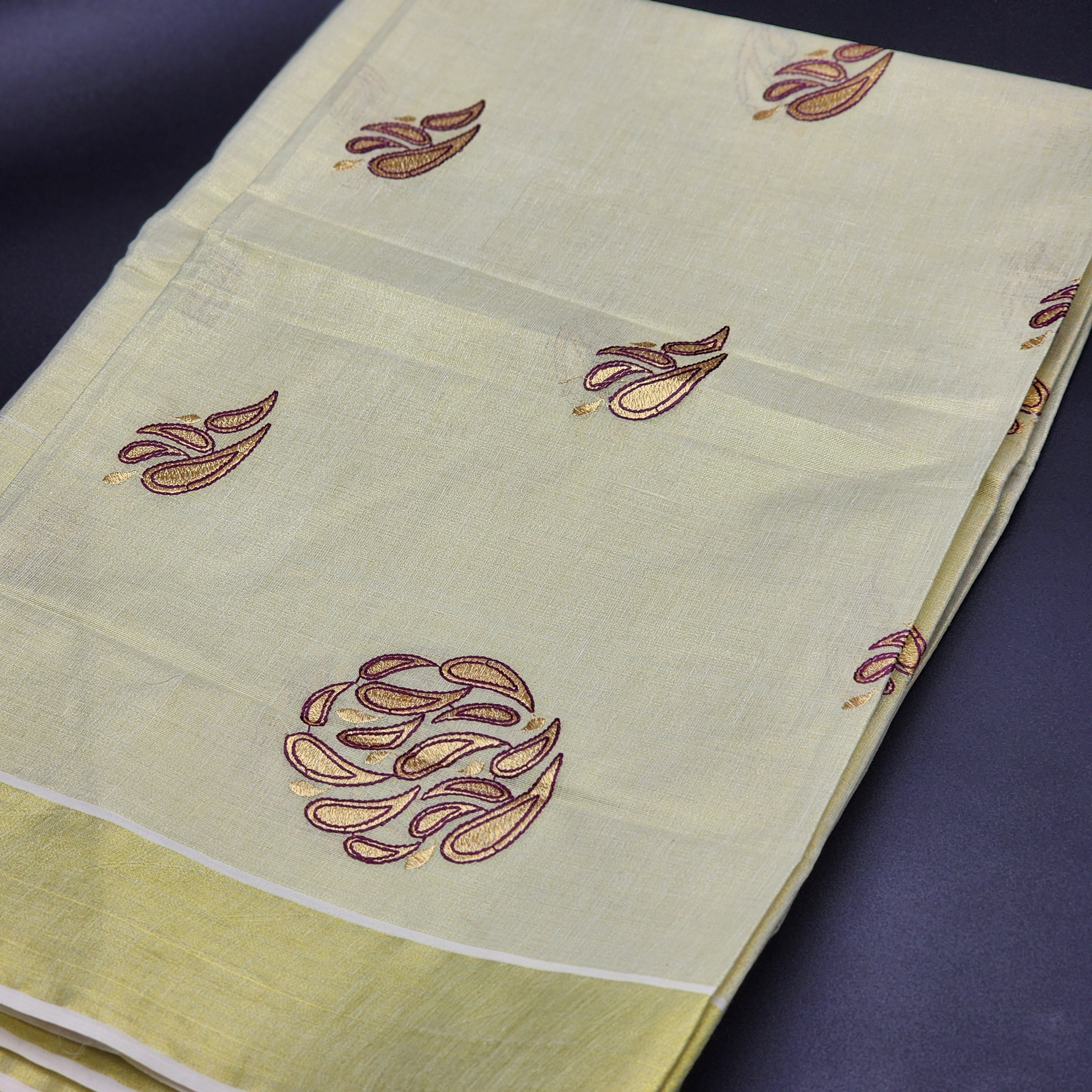 Handloom Golden Tissue Silk Saree 2130 Eljoys Fashion