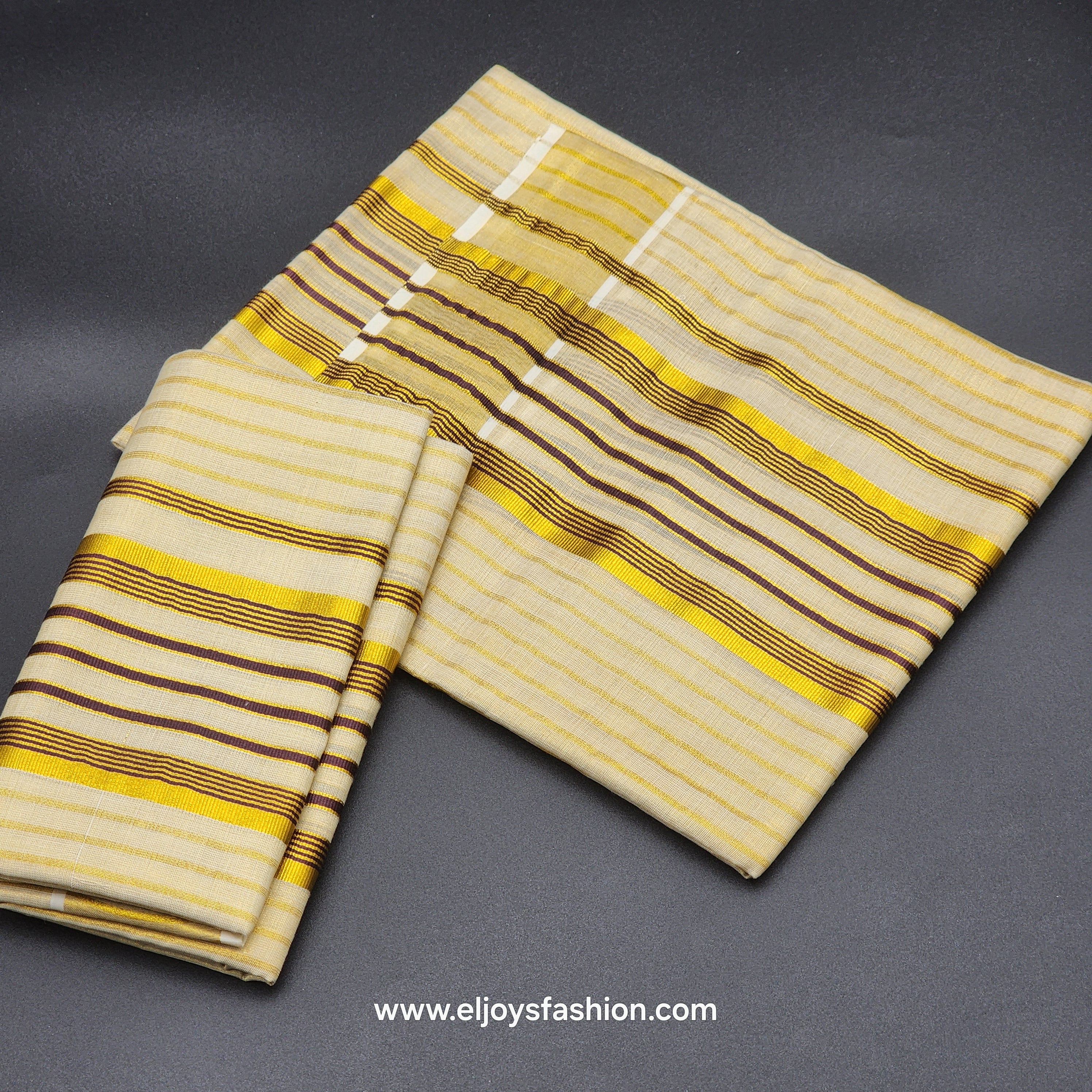 Set Mundu multi color full body lines 4009 Eljoys Fashion