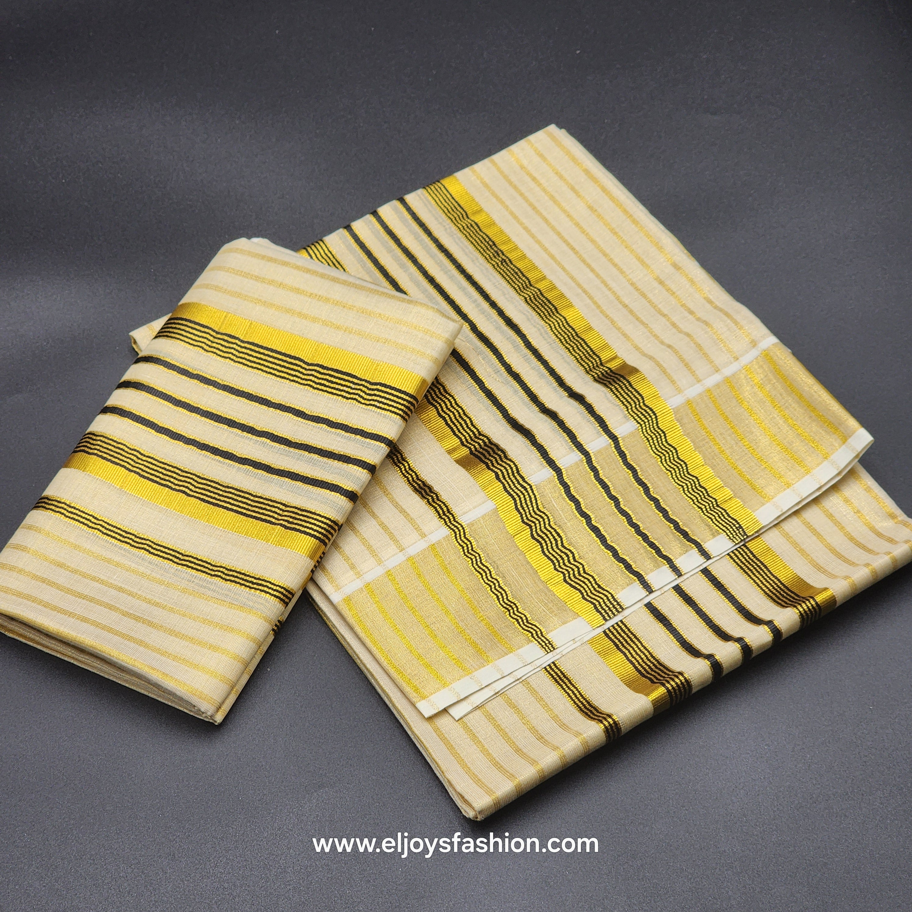 Set Mundu multi color full body lines 4009 Eljoys Fashion
