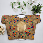 Embroidered Sequined blouse with Sleeve in vibrant colors - Free size Eljoys Fashion