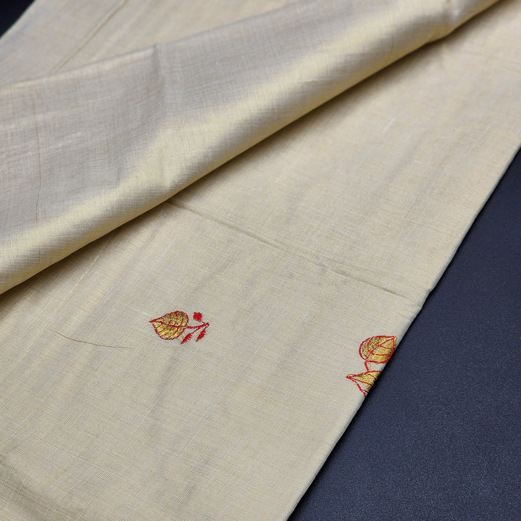 Handloom Tissue Silk Saree Peacock red gold combo design 2121 Eljoys Fashion