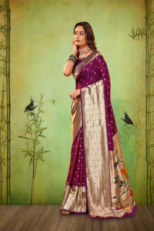 Paithani designer Silk Saree